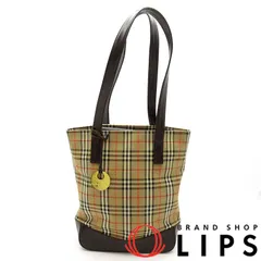 バーバリー ハンドバッグ  キャンバス/レザー レディース ハンドバッグ ベージュ  美品 【中古】