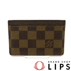 ルイ・ヴィトン ポルトカルト･サーンプル N61722 ダミエ レディース ブラウン 【中古】