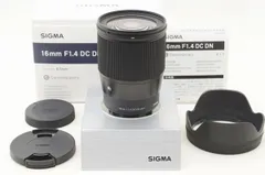 2026年最新】sigma 16mm f1.4 dc dn sony eマウントの人気アイテム