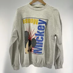 【中古】OLD Mickey スウェット グレー サイズ不明 ミッキー[19]