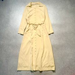 美品 アキラナカ Juliette dress リネン ロングシャツ ワンピース
