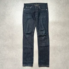 A.P.C アーペーセー 赤耳 デニム ジーパン ジーンズ 濃紺 ボタンフライ PETIT NEW STANDARD プチニュースタンダード W28 YY260208
