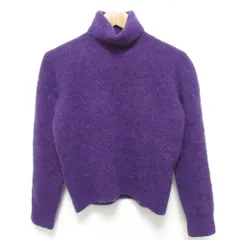 美品 DSQUARED2 ディースクエアード ハイネック モヘヤ ニットセーター サイズXXS パープル レディース 古着 中古 USEDのサムネイル