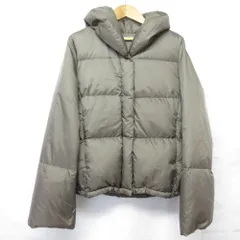良品 theory luxe セオリーリュクス ボリュームカラー ダウンジャケット 40 ブラウン レディース 古着 中古 USEDのサムネイル