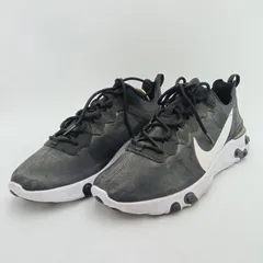 NIKE ナイキ REACT ELEMENT 55 リアクトエレメント55 スニーカー メンズ 28.5cm ブラック 黒 E-13-4