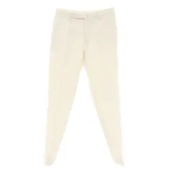 【中古】インコテックス INCOTEX ウール ドレススラックスパンツ アイボリー【サイズ46】【メンズ】