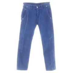 【中古】ケアレーベル Care label ストレッチ コーデュロイパンツ ブルー【サイズ29】【メンズ】