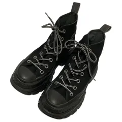 美品 CONVERSE ALL STAR X-girl コンバース オールスター エックスガール TREKWAVE HI スニーカー 1SD417 サイズ22cm ブラック レディース 古着 中古 USED