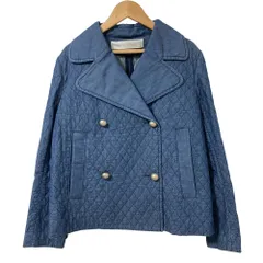 良品 See By Chloe シーバイクロエ キルティングピーコート ジャケット サイズ36 ブルー レディース 古着 中古 USEDのサムネイル