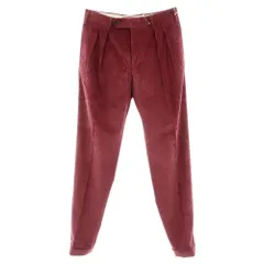 【新品】インコテックス INCOTEX 太畝コーデュロイ スラックスパンツ ワインレッド【サイズ50】【メンズ】のサムネイル