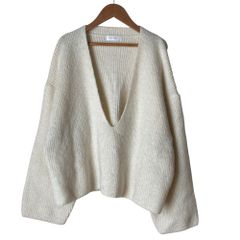 美品✨ドゥーズィエムクラス シルクリネンVネックニット アゼプル