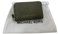 【管理番号-P】マイケルコース MK コインケース 古銭入れ 緑系 中古 現状品