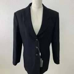 DONNA ERRE テーラードジャケット ブラック イタリア製 サイズ40 ウール100% フォーマル　20260325-0007