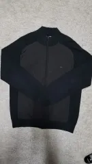 ラコステ ジップアップ ニット カーディガン k