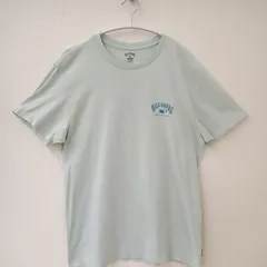 古着　BILLABONG ビラボン　メンズロゴTシャツ　Mサイズ　水色系　THE ALOHA STATE バックプリント　アロハ