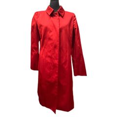 pierre cardin ロングコート深紅 サイズ38 - メルカリ