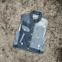 LUCKY CHOUETTE ラッキーシュエトゥ レディース デニム ベスト (36)