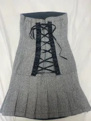 セシルマクビー エンブロイダリー コルセット リボン ワンピース