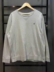 (XL) ポロラルフローレン ヴィンテージ スウェット トレーナー グレー 4 9