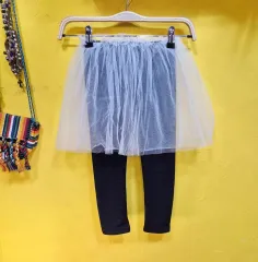 <新品>キッズ チュールスカート 起毛 レギンス
