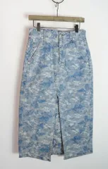 正規 美品 rag & bone ラグアンドボーン ジャガード デニム スカート コットン wdd23f2955jqdj サイズ 25 本物 1595Q★2のサムネイル