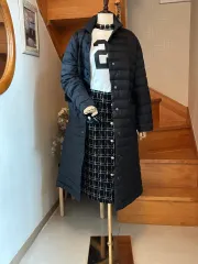 ブラック ロング ダウン コート