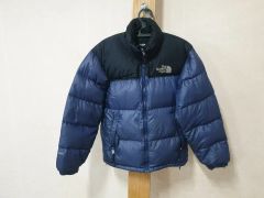 THE NORTH FACE ザノースフェイス ヌプシ(Nuptse) 700 ダウン ネイビー 90 95 (傷)