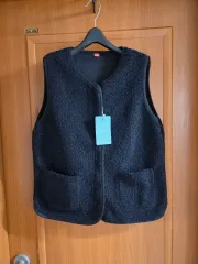 (新品) ボアベスト ブラック