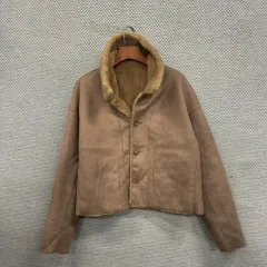ヴィンテージ ベージュ ムートン ジャケット 95 M10571
