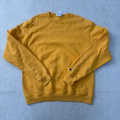 L Champion チャンピオン スウェット イエロー