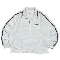 アシックス 白 COLOR ウィンドブレーカー