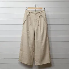 nano universe ナノユニバース ワイドパンツ サスペンダー付き｜21l2466