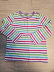 ミッキーハウス ストライプ 長袖 Tシャツ 100 状態 良し