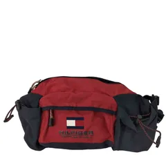 トミーヒルフィガー TOMMY HILFIGER ロゴプリント刺繍 ツートンボディバッグ メンズ 表記無 