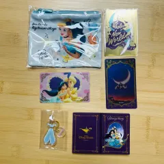 ディズニー プリンセス ディズニー トート ゴー ヴィンテージ レトロ アラジン ジャスミン ポーチ キーホルダー
