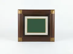 木製写真額（緑）