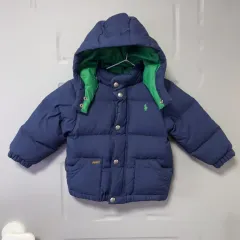 ポロラルフローレン キッズ ネイビー ダウン アウター 24M