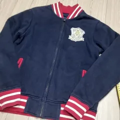 ヴィンテージスタイル Tommy Hilfiger トミーヒルフィガー ネイビー ブルゾン ジャケット (95)