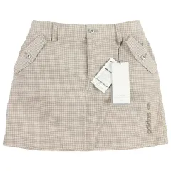 アディダス (WOMEN - S) 未使用品 コットン ポリ ゴルフ スカート