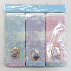 東京ディズニーシー ミニタオル Duffy and Friends Dancing Snowflakes