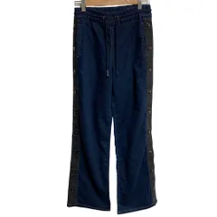 美品 DIESEL ディーゼル ABBIE-NE ストレッチ サイドボタン ジョグジーンズ ワイド デニムパンツ W23 インディゴ レディース 古着 中古 USED