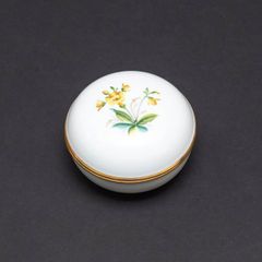 マイセン・小物入れ・ボンボニエール・水仙・花柄・陶器・meissen・極