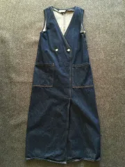 ZARA ロング デニムワンピース (サイズ大きめ)