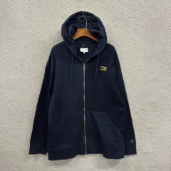 トミー アイコンズ カジュアル 刺繍 ロゴ フード ジップアップ M A05331