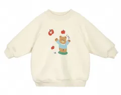 クマ 起毛 スウェット アイボリー 100サイズ 新品