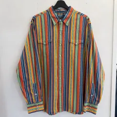 POLO Ralph Lauren マルチ ストライプ ウェスタン シャツ