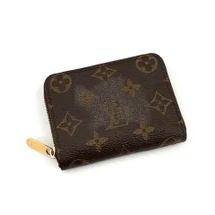 ルイヴィトン モノグラム ジッパー コインファー 二つ折り財布