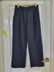 冬の最近流行の厚手ウールワイドパンツ 77まで