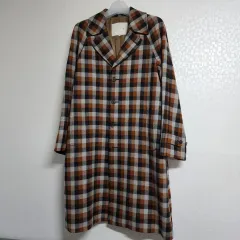 42 マッキントッシュ / ラグラン ウール チェック コート