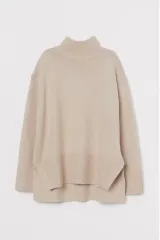 H&M ベージュ ニット (タグ付き新品) Sサイズ
